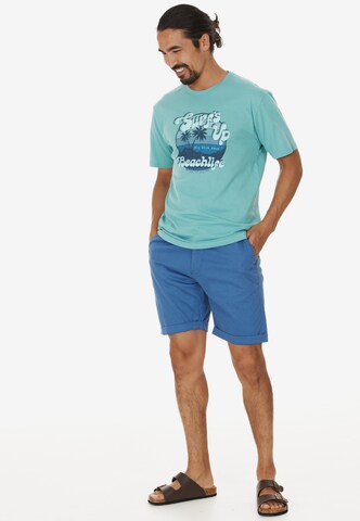 Cruz Shirt 'Beachlife' in Blauw