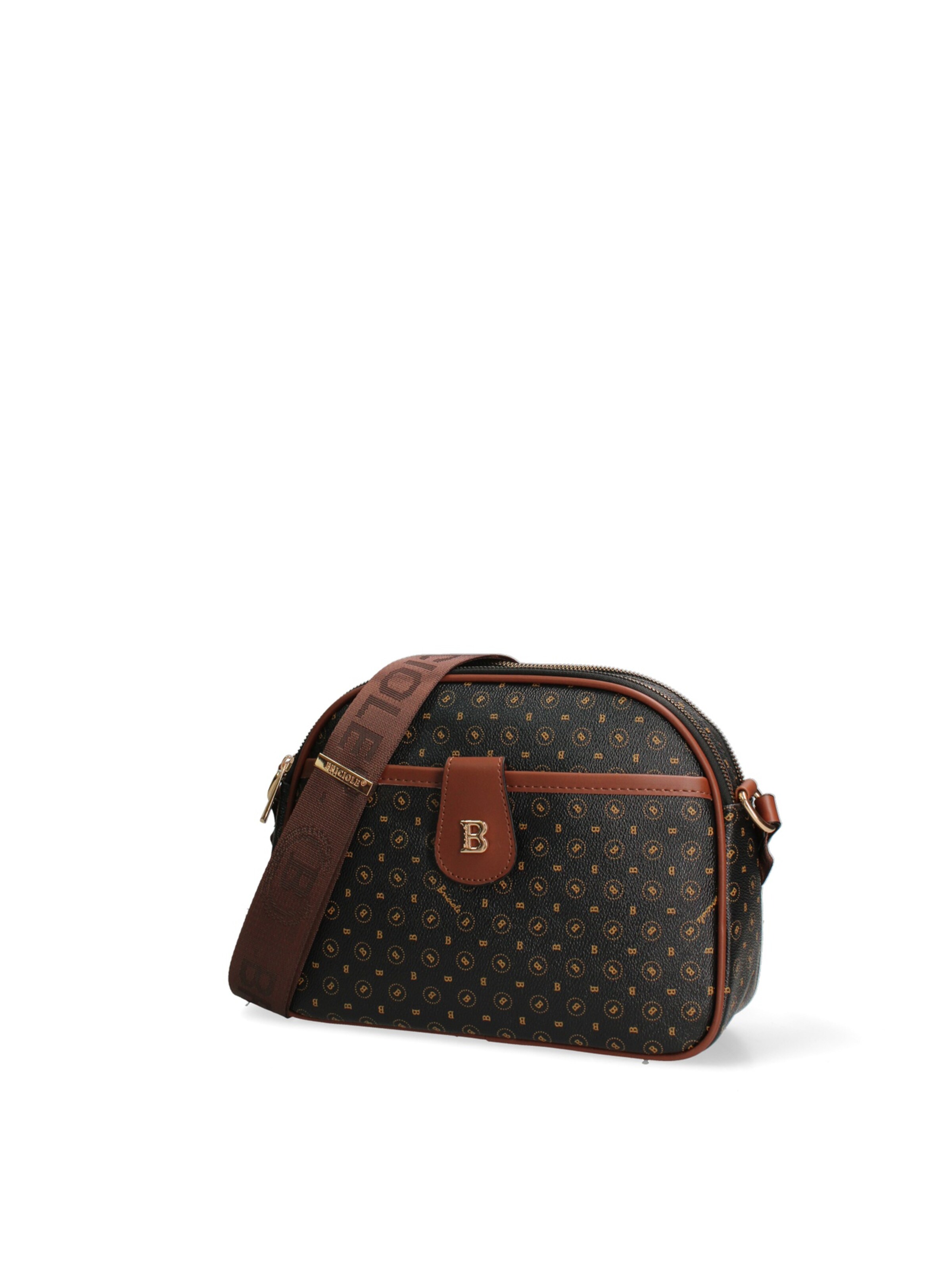 Briciole Shoulder bag in Black: front