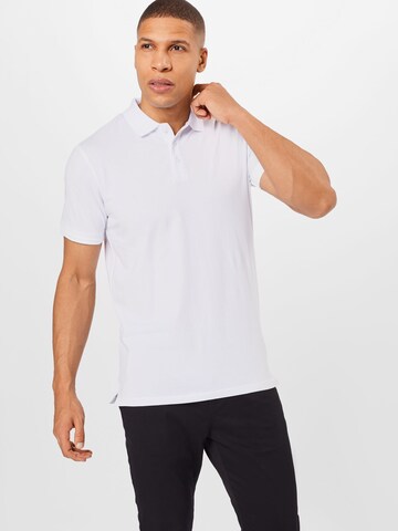 JACK & JONES Poloshirt in Weiß: predná strana