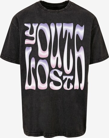 Lost Youth Shirt in Zwart: voorkant