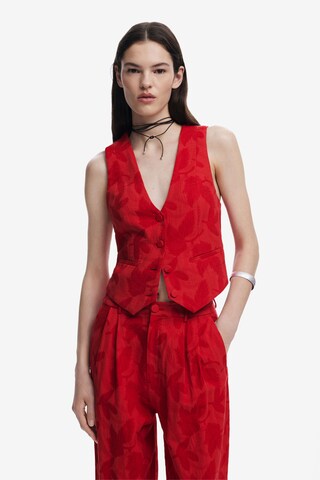 Wide Leg Pantalon à pince Desigual en rouge