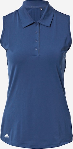 ADIDAS GOLF Performance Shirt in Blue: front