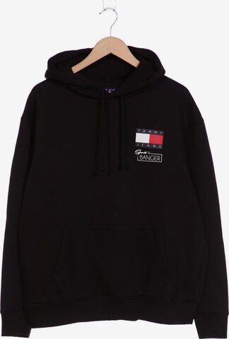 Tommy Jeans Sweatshirt & Zip-Up Hoodie in XL in Black: front