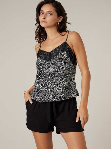 Haut 'Madina' Deeluxe en noir : devant