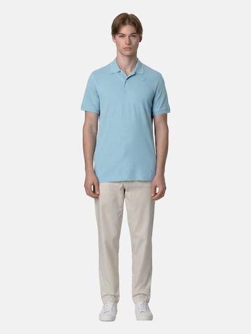 K-Way Shirt 'K-WAY AMEDEE PIQUE SLIM T-Shirt e Polo' in Blauw