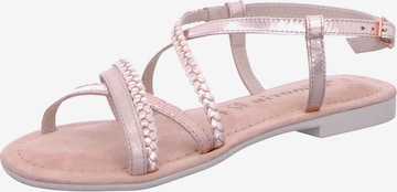 Tamaris - Sandalias con hebilla en rosa: frente