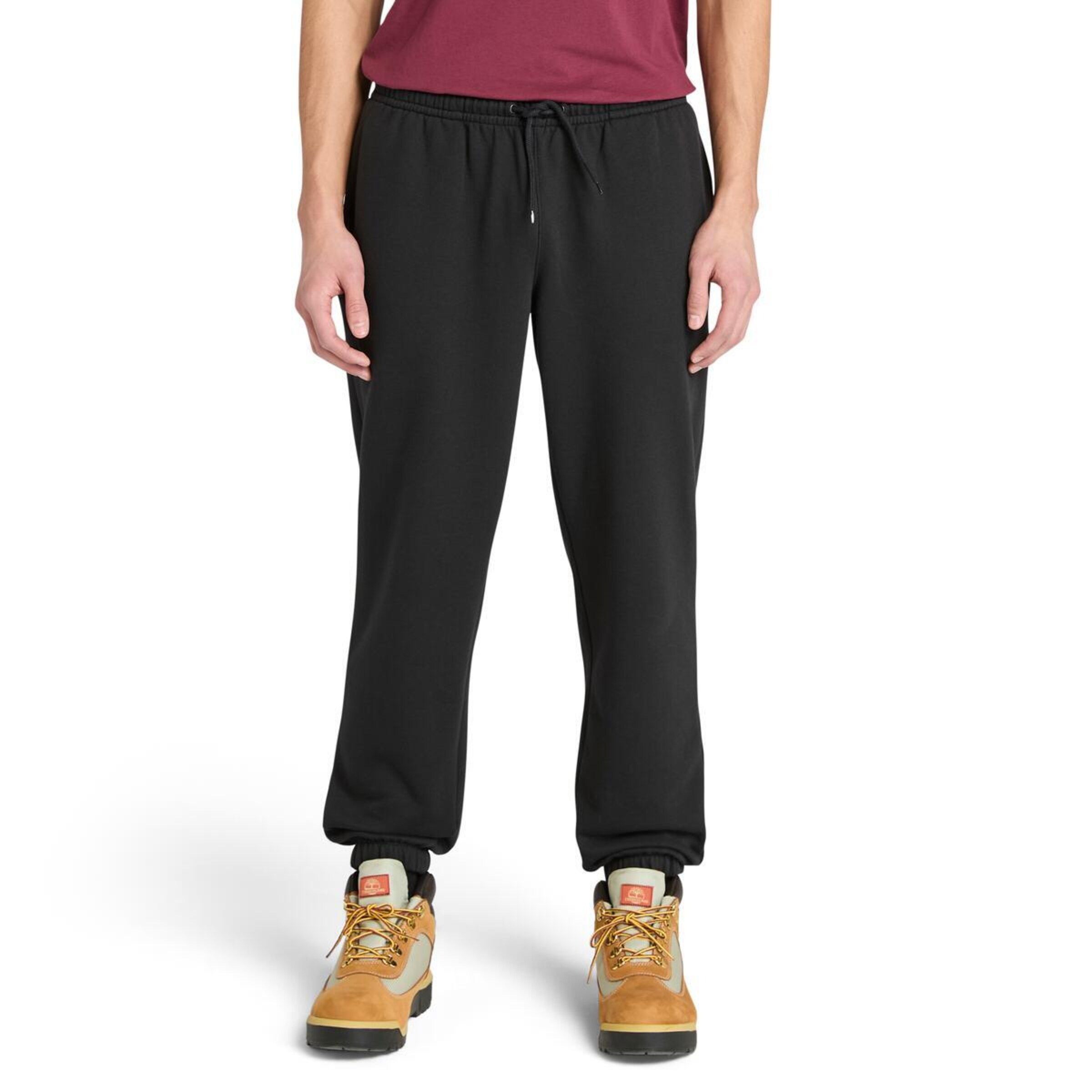 TIMBERLAND Tapered Pants in Black: front