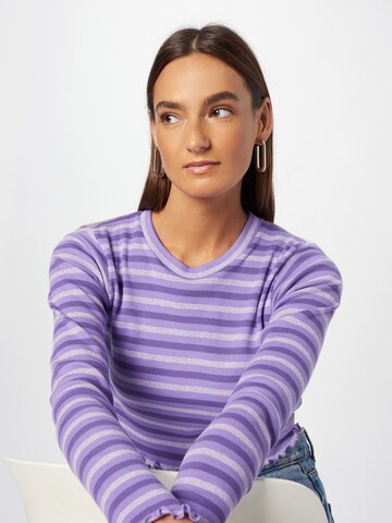 MADS NORGAARD COPENHAGEN Shirt in Purple