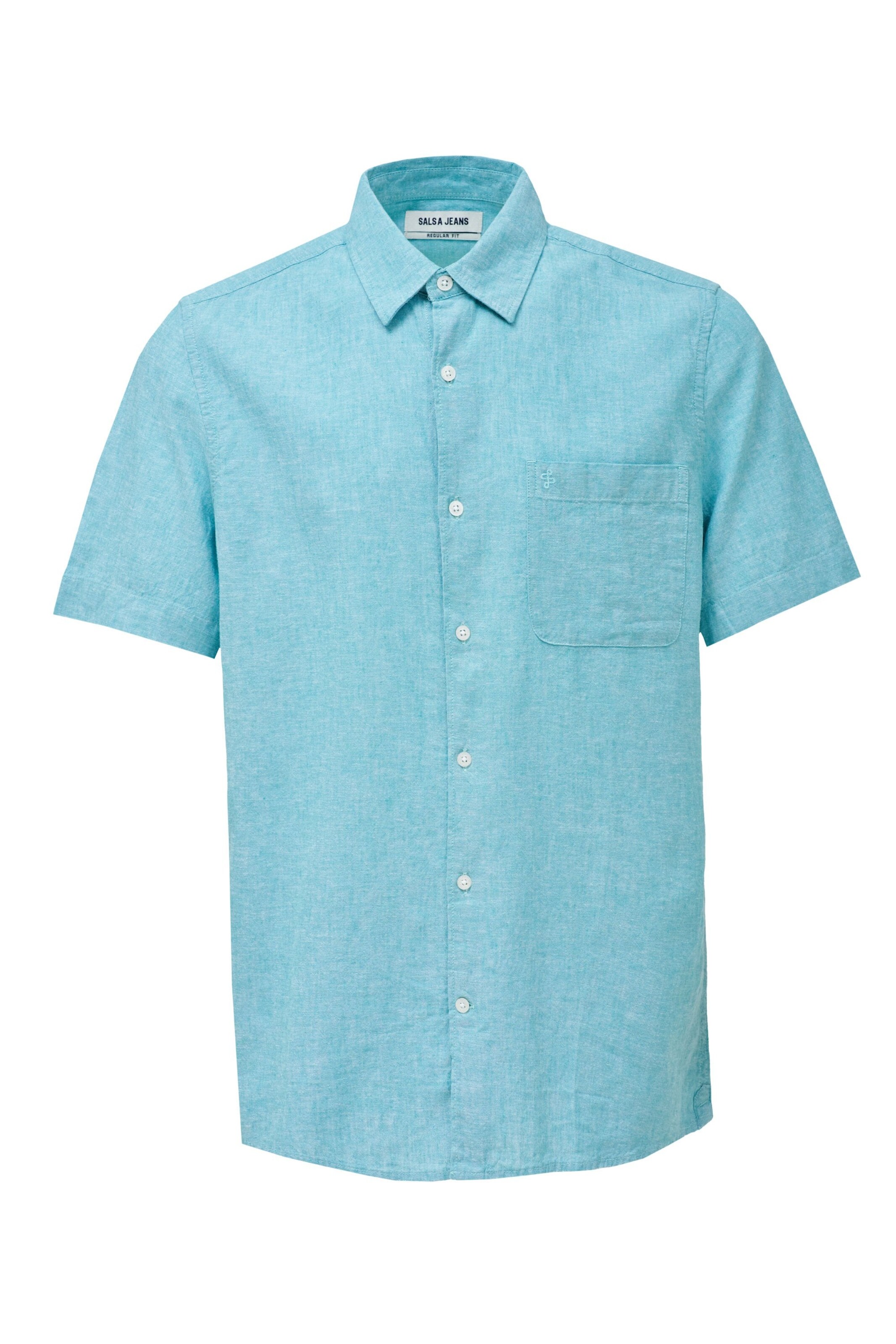 Salsa Jeans Hemd 'Birmingham' in Blau: Vorderseite