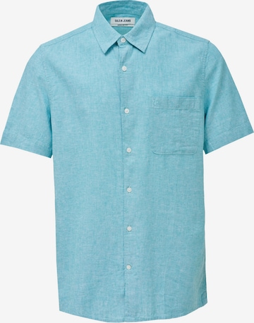 Salsa Jeans Button Up Shirt 'Birmingham' in Blue: front