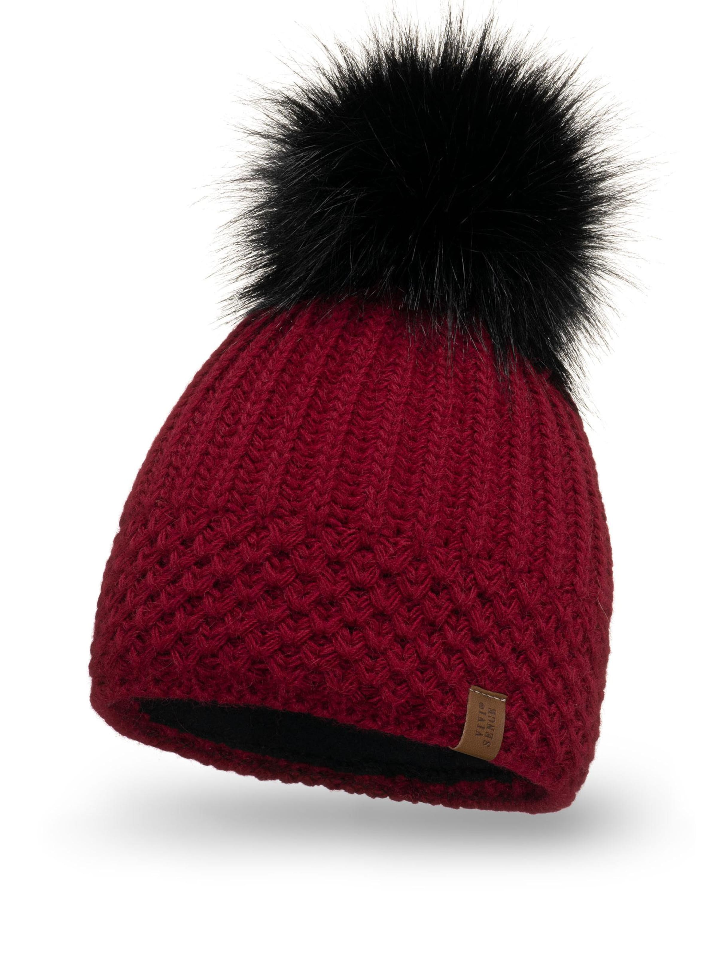 Vivisence Mütze '7016'‌‌‌‌ in Rot: Vorderseite