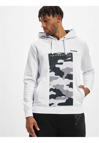 Sweat-shirt 'Control' Dangerous DNGRS en blanc