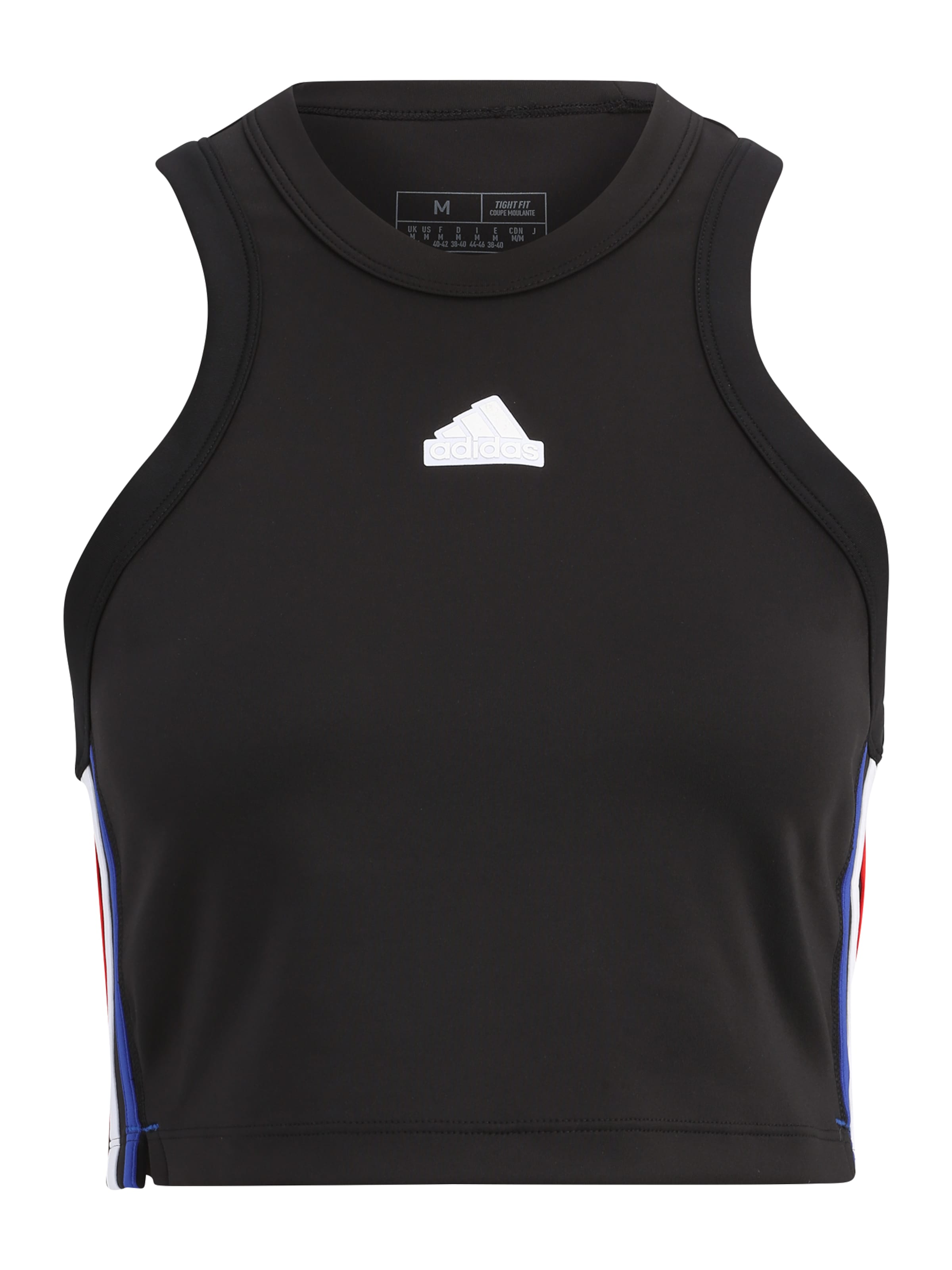 Sport top 'EXPRESS' de la ADIDAS SPORTSWEAR pe negru: față