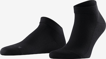 FALKE Socken 'Sensitive London' in Schwarz: Vorderseite