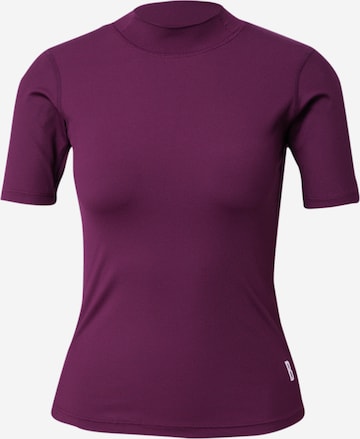 BJÖRN BORG - Camisa funcionais em roxo: frente