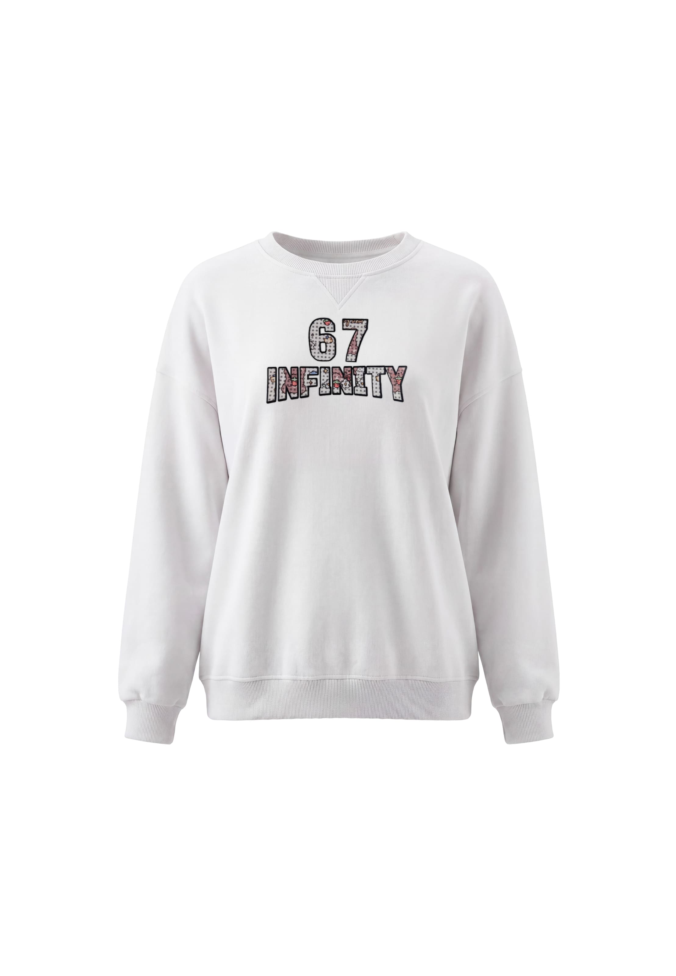 MYMO - Sudadera en blanco: frente