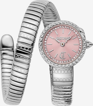 Just Cavalli Uhr in Silber: Vorderseite