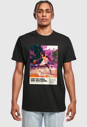 Mister Tee Shirt in Schwarz: Vorderseite