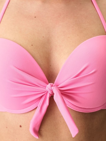 Penti Trójkąt Góra bikini w kolorze różowy