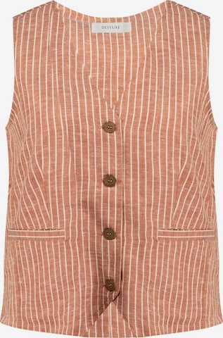 Gilet 'Daya' Deeluxe en orange : devant