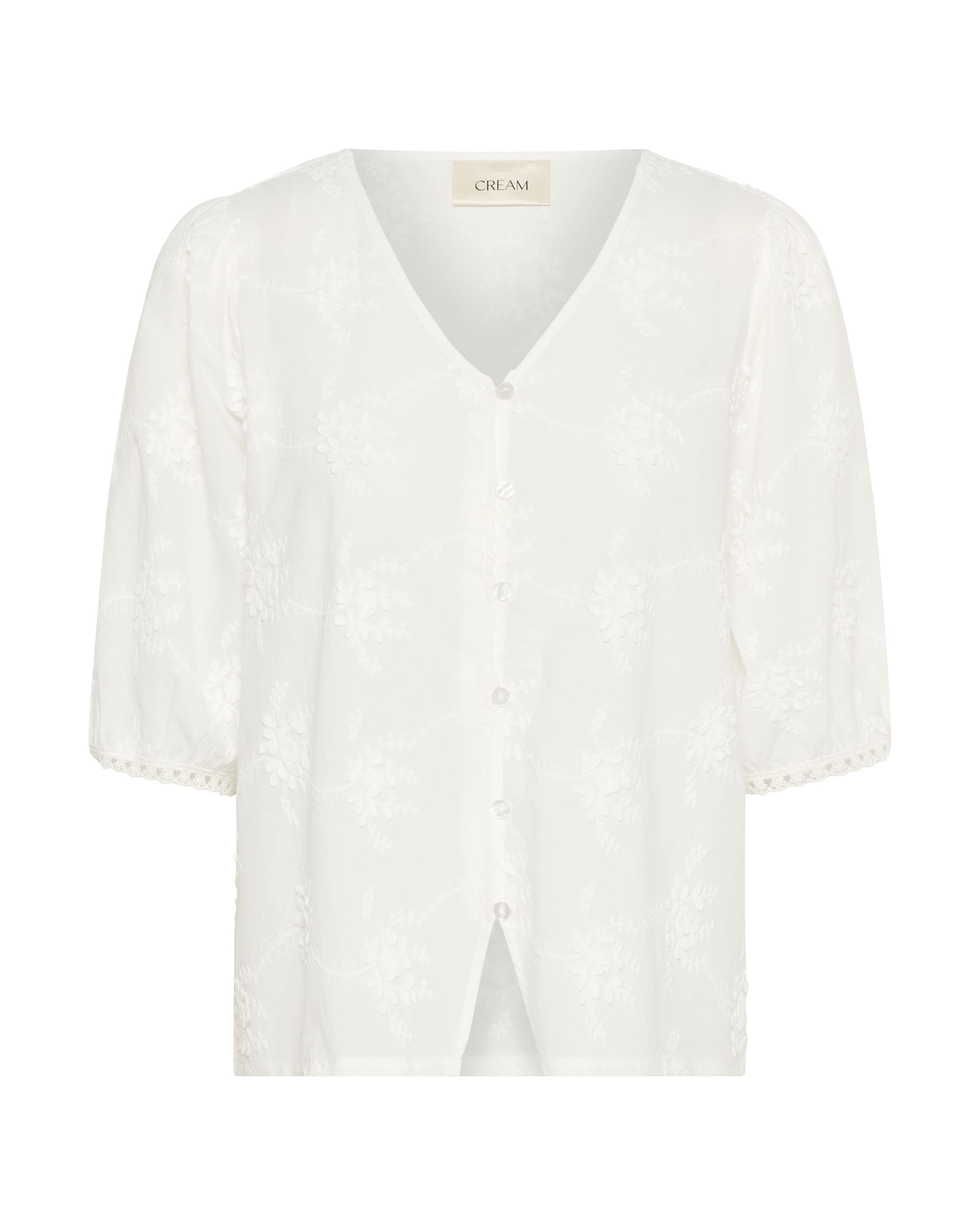 Cream Blúz 'Alisa' - fehér: elől