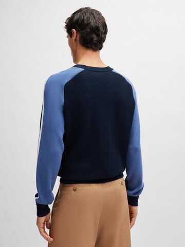 BOSS Sweater 'Pontevico' in Blue