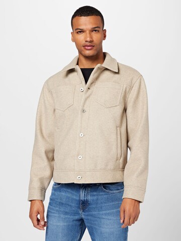 BURTON MENSWEAR LONDON Overgangsjakke i beige: forside