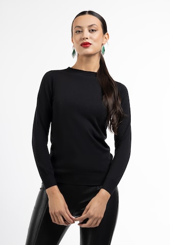 faina Sweater in Black: front