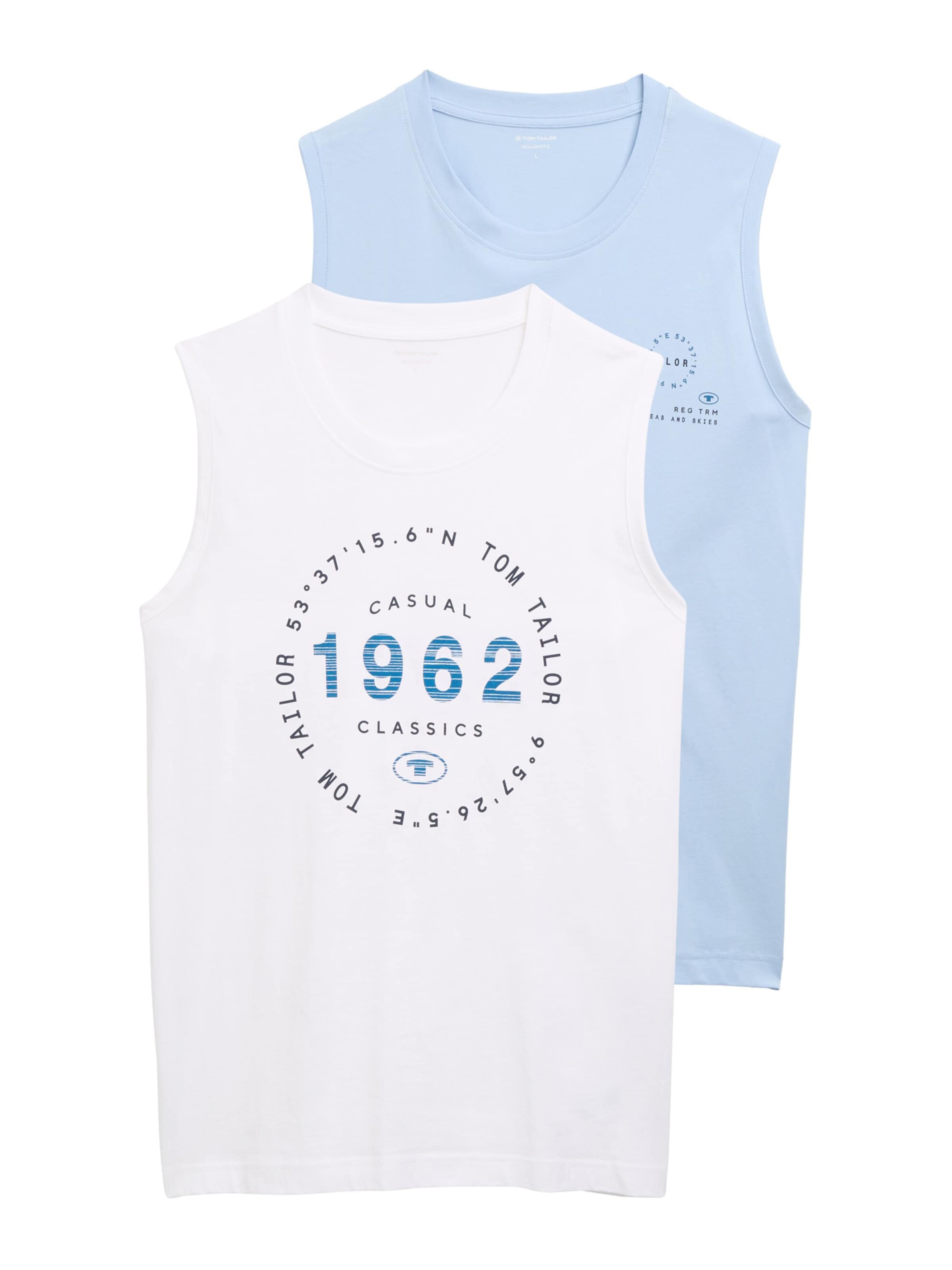 TOM TAILOR Koszulka w kolorze niebieski: przód