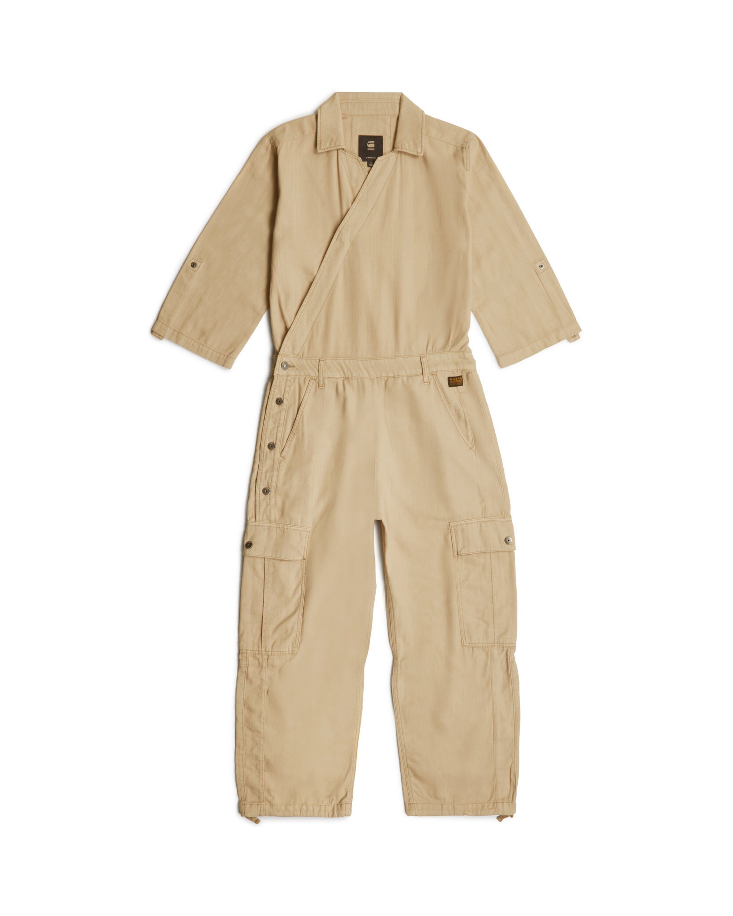 G-STAR Jumpsuit in Beige: front