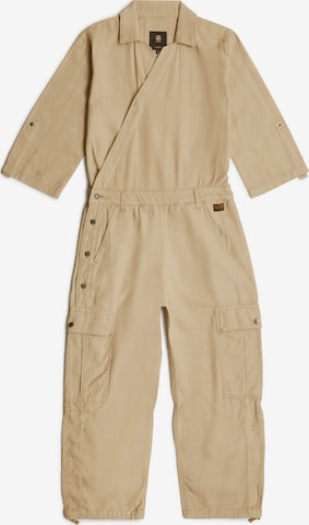 G-STAR Jumpsuit in Beige: voorkant