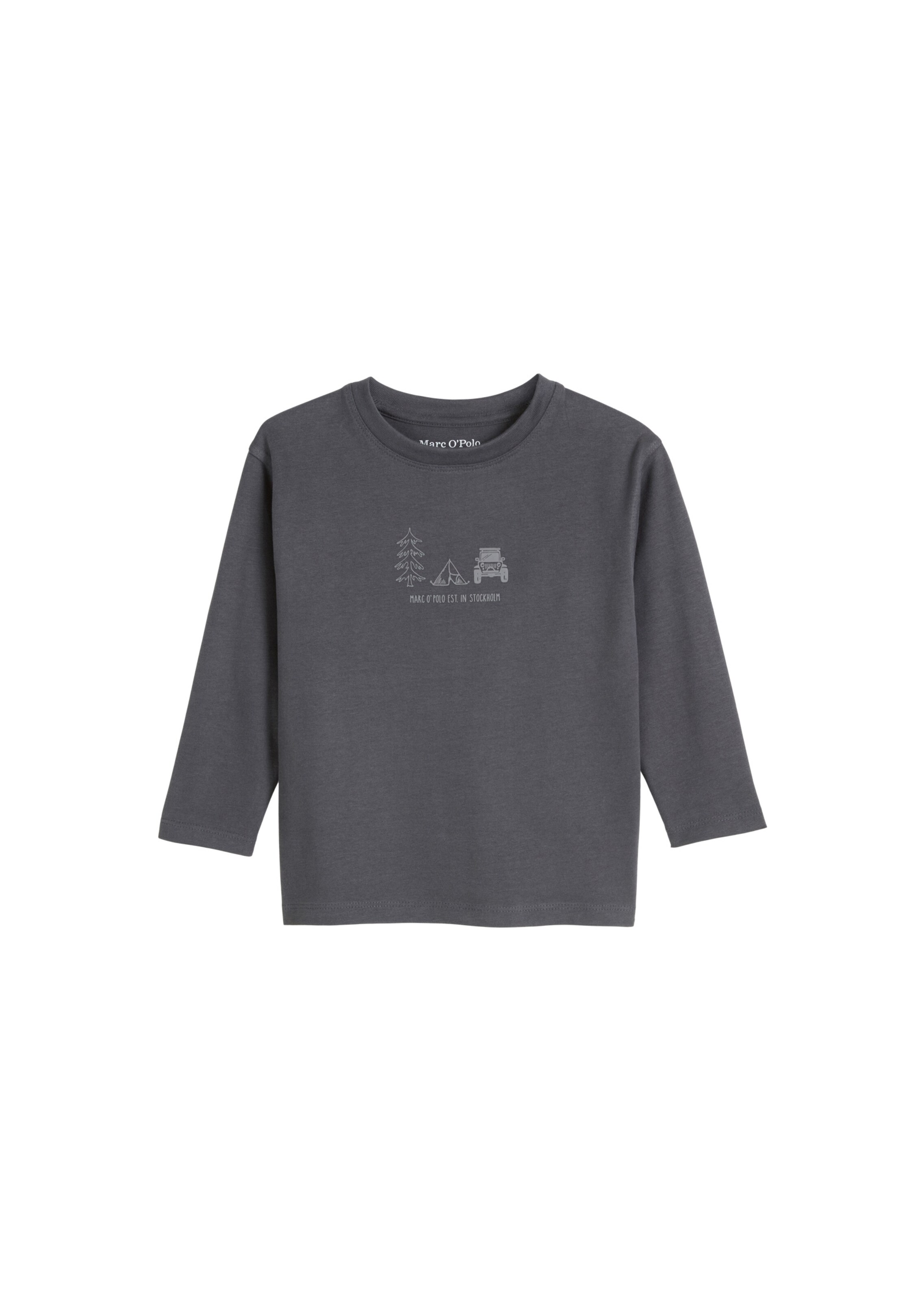 Marc O'Polo Shirt in Grijs: voorkant