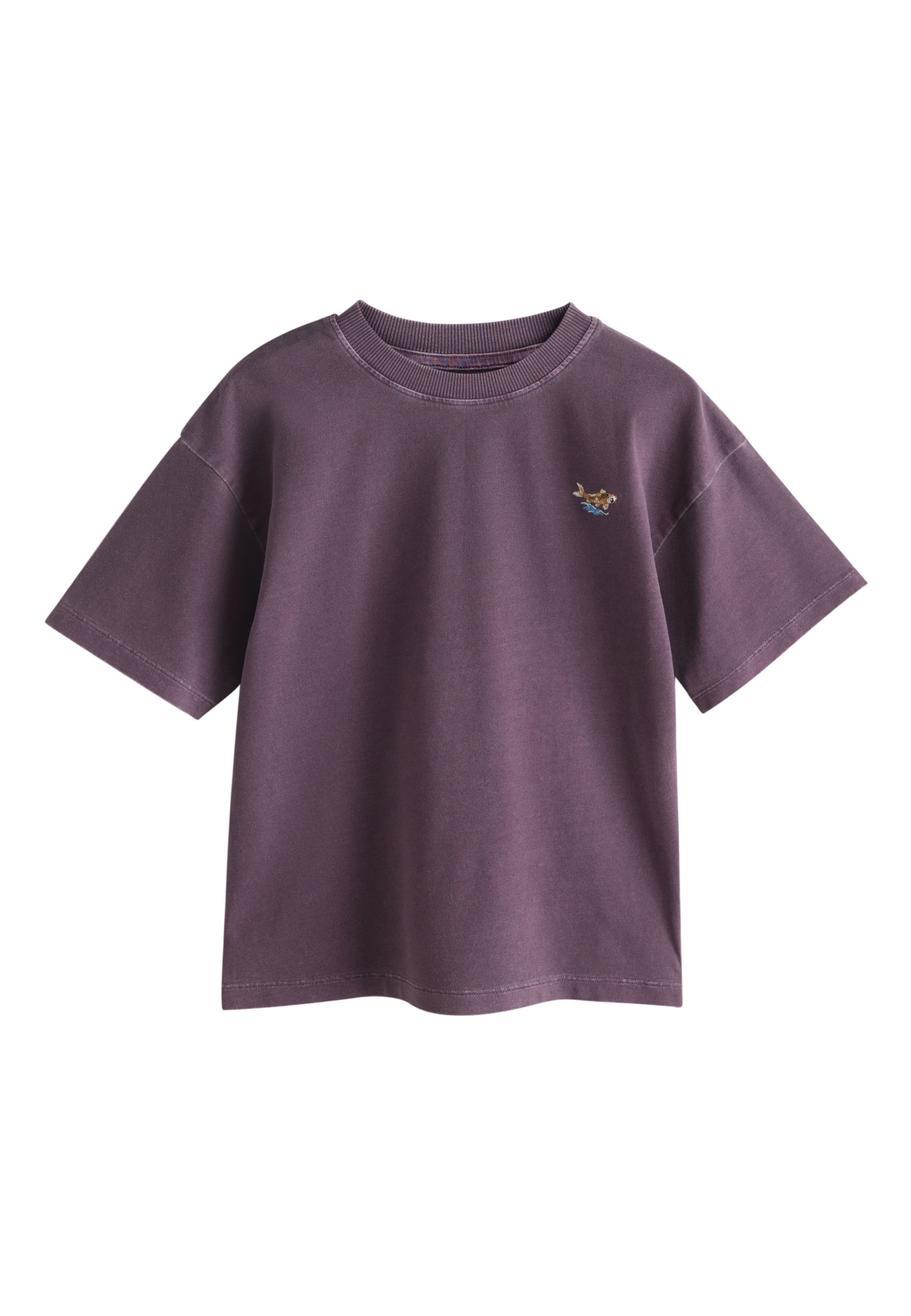 T-Shirt Next en violet : devant