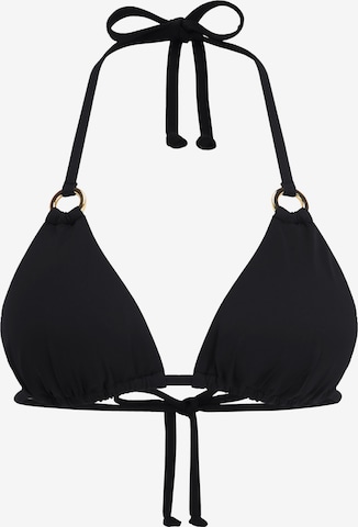 Triangle Hauts de bikini LASCANA en noir : devant