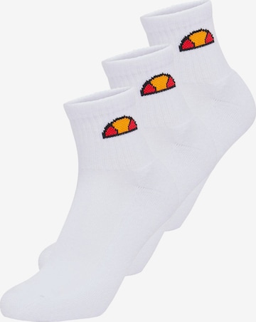 ELLESSE Athletic Socks in White: front