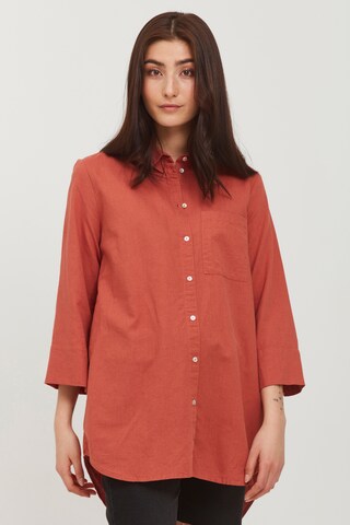 b.young Blouse in Red: front