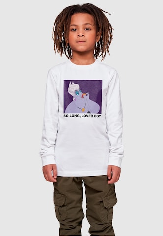 ABSOLUTE CULT Shirt 'Little Mermaid - Ursula So Long Lover Boy' in Wit: voorkant