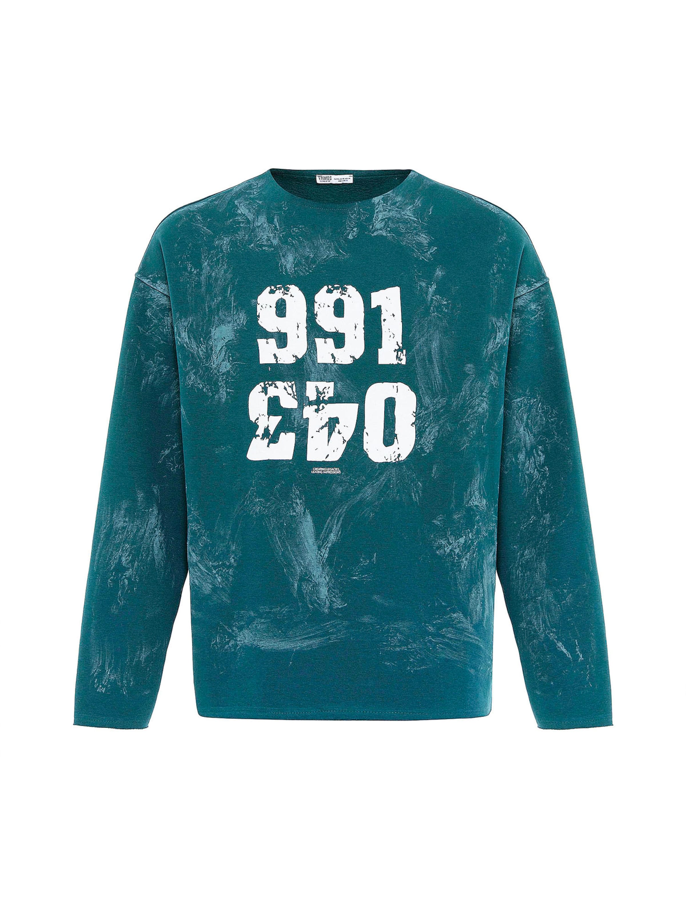 Felpa di VAMOS CLO in verde: frontale