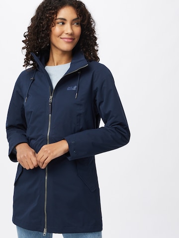 JACK WOLFSKIN Outdoor Jacket 'Dakar' in Blue: front