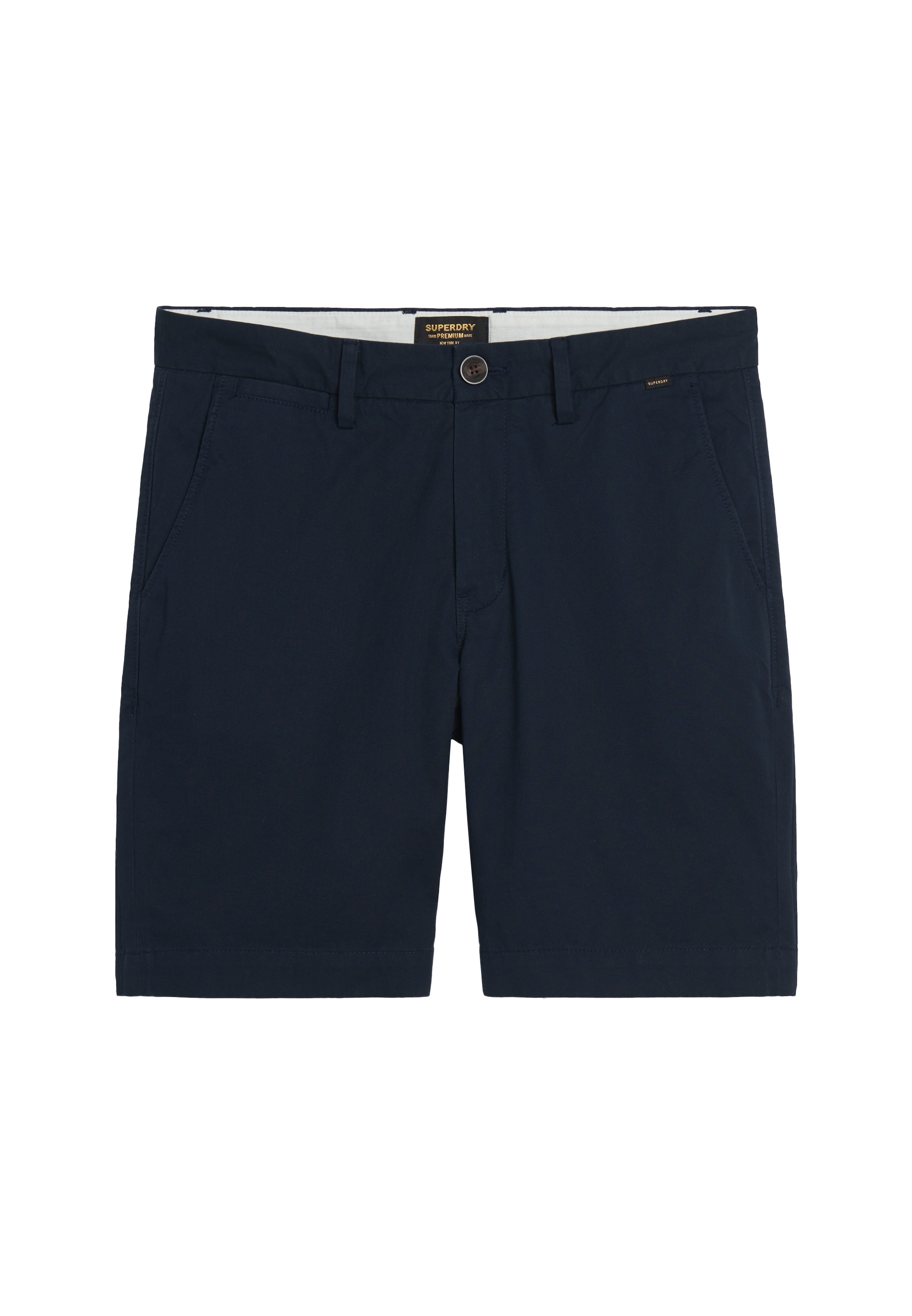 Superdry Slimfit Chino nadrág - kék: elől