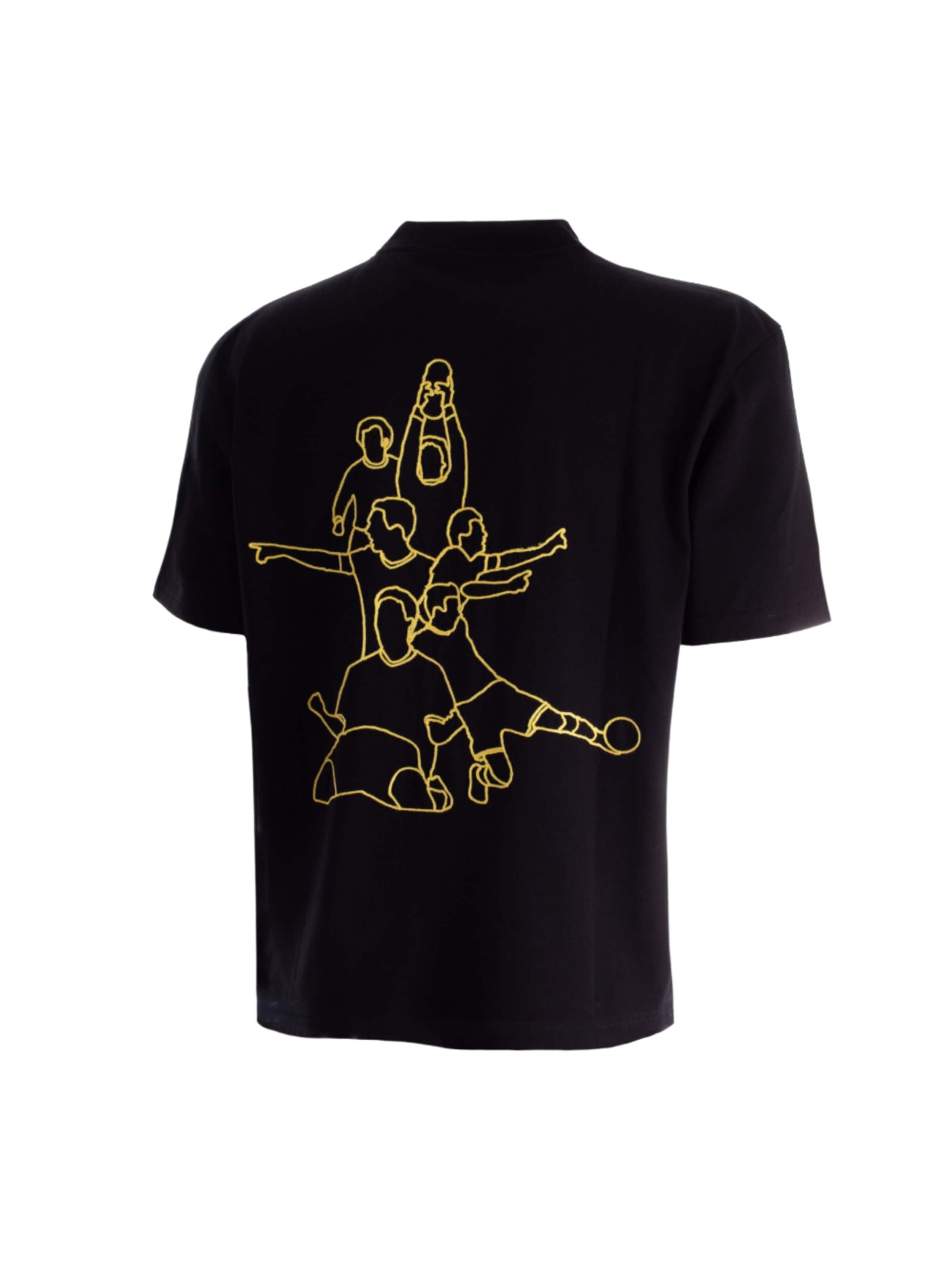 COPA FOOTBALL Shirt 'Germany Legends Geborduurd T-shirt' in Black