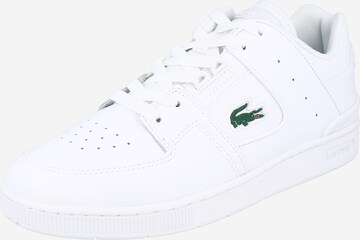 Baskets basses 'Court Cage' LACOSTE en blanc : devant