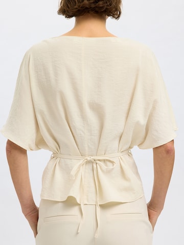 SELECTED FEMME Blouse 'SLFMatilda' in Beige