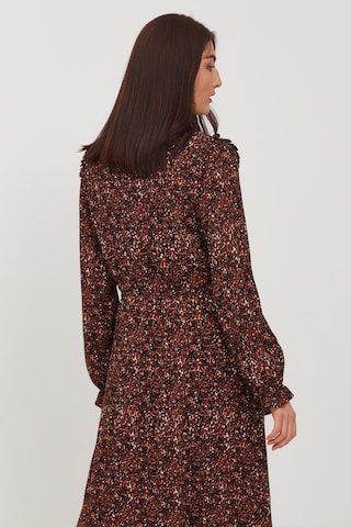 Robe-chemise 'LOURI' b.young en marron