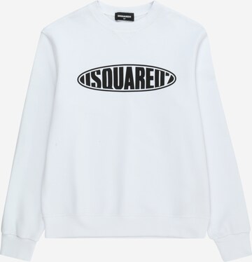 DSQUARED2 Sweatshirt in White: front