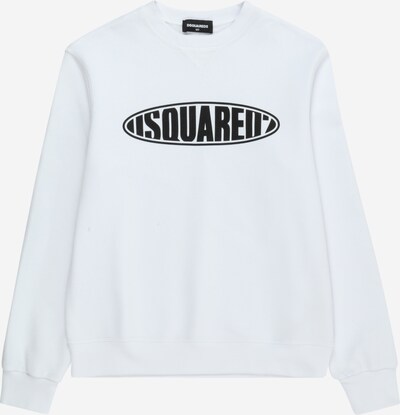 DSQUARED2 Sweater majica u crna / bijela, Pregled proizvoda