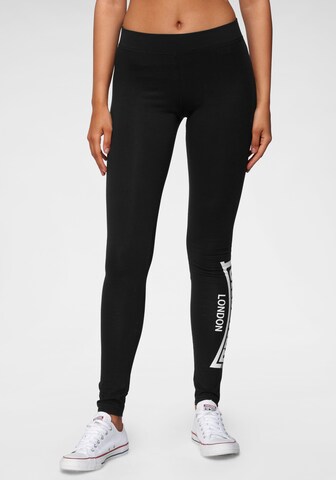 LONSDALE Skinny Legginsy w kolorze czarny: przód