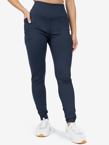 Spyder Skinny Sportbroek in Blauw: voorkant