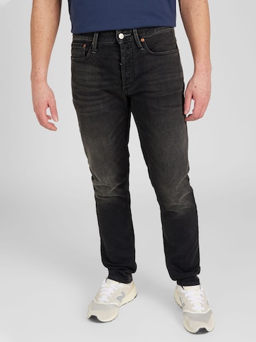 DENHAM Regular Jeans 'RAZOR' in Zwart: voorkant