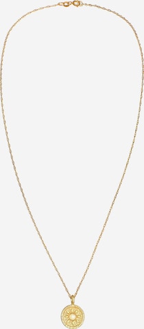 ELLI Necklace 'Münze' in Gold: front